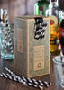 Black Stripe Paper Straws 20 cm - Box of 250